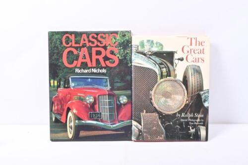 CLASSIC CARS: Two hardcover books detailing Classic Cars. 'CLASSIC CARS' by Richard Nichols