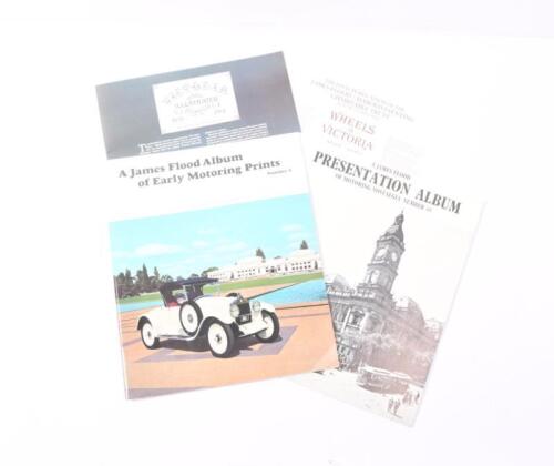 JAMES FLOOD: A group of James Flood items. 'A James Flood Album Early Motoring Prints', Number 6 & 'A JAMES FLOOD PRESENTATION ALBUM OF MOTORING NOSTALGIA' - NUMBER 18