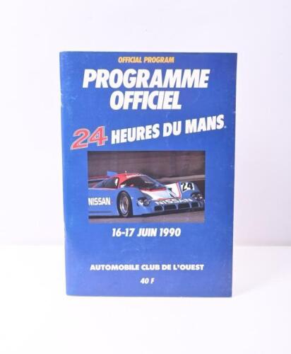 LE MANS: A JUNE 1990 OFFICIAL PROGRAM - '24 HEURES DU MANS'