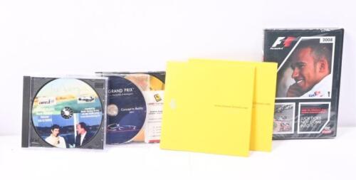 CD/DVD: A group of CD/DVD's concerned with Ferrari and motor racing. Two issues of Ferrari 'Private View' & CD of the Mark Webber Dinner 28/2/2005