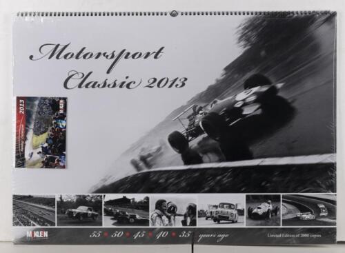 MOTORSPORT CLASSIC: A sealed Limited Edition 'Motorsport Classic 2013' calendar. Numbered '0926'