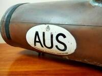 BUGATTI: An oval form brass petrol tank believed to be original and off a Brescia Bugatti - 4