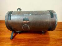 BUGATTI: An oval form brass petrol tank believed to be original and off a Brescia Bugatti - 7