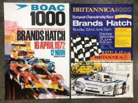 BRANDS HATCH: Two original Brand Hatch posters, circa 1972