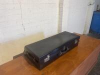 TRAVEL SUITCASE: A 1935 leather travel suitcase by S Reid Ltd of Fleet Street, London EC4 [Location: Sydney] - 12