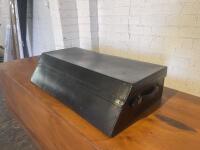 TRAVEL SUITCASE: A 1935 leather travel suitcase by S Reid Ltd of Fleet Street, London EC4 [Location: Sydney] - 18