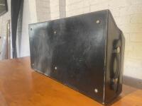 TRAVEL SUITCASE: A 1935 leather travel suitcase by S Reid Ltd of Fleet Street, London EC4 [Location: Sydney] - 21