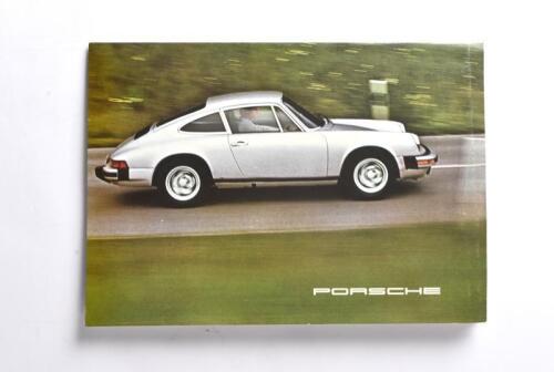 PORSCHE: A 1975 Porsche 911 A4 foldout brochure, opens vertically, colour model pictures with sales narrative & technical data to rear.