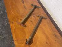 PUMPS: A pair of early brass hand pumps [Location: Sydney]