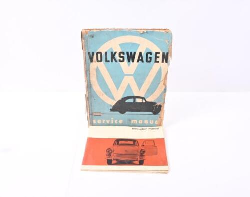 VOLKSWAGEN: Two Volkswagen items. August 1966 'VW 1600TL - VW 1600 L - VW 1600 A - VW 1600 Squareback Sedan - Instruction manual and Service Card' & 1956 'VOLKSWAGEN service manual' by SCIENTIFIC MAGAZINES PUBLISHING CO. PTY. LIMITED