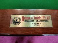 BILLIARD TABLE: An impressive Heiron & Smith 12 1/2x 6 1/2 &ldquo; full size billiard table and associated items - 10