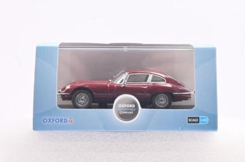 E-TYPE: A 1:43 scale OXFORD DIECAST Jaguar V12 E Type Coupe