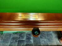 BILLIARD TABLE: An impressive Heiron & Smith 12 1/2x 6 1/2 &ldquo; full size billiard table and associated items - 5