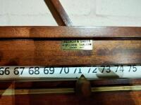 BILLIARD TABLE: An impressive Heiron & Smith 12 1/2x 6 1/2 &ldquo; full size billiard table and associated items - 13