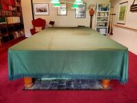 BILLIARD TABLE: An impressive Heiron & Smith 12 1/2x 6 1/2 &ldquo; full size billiard table and associated items - 20
