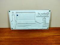 CHAMPION: A Champion spark plug 'Choice of Champions' plastic advertising sign - 4