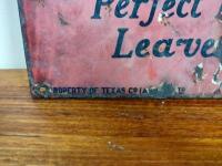 TEXACO: A Texaco enamel signed by 'METTERS Ltd Syd' - 2