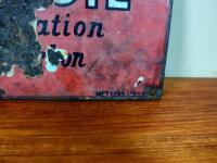 TEXACO: A Texaco enamel signed by 'METTERS Ltd Syd' - 3