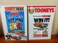 BATHURST: Two posters on Tooheys corflute sheets circa 1989