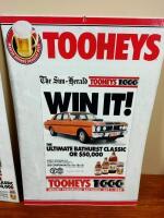 BATHURST: Two posters on Tooheys corflute sheets circa 1989 - 2