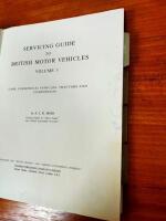 BRITISH: Volume 1 to 4 of the 'Servicing Guide to British Motor Vehicles' - 5