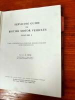 BRITISH: Volume 1 to 4 of the 'Servicing Guide to British Motor Vehicles' - 6