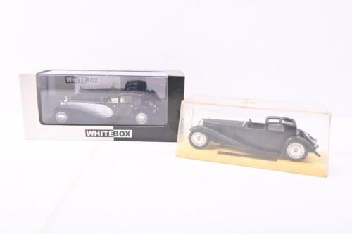 BUGATTI: Two 1:43 scale Bugatti Royale models. solido & WHITEBOX models