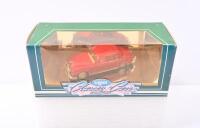JAGUAR: Two JAGUAR MARK II 1:43 SCALE CORGI 'Classic Cars' models. Red & Black models - 2