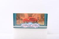 JAGUAR: Two JAGUAR MARK II 1:43 SCALE CORGI 'Classic Cars' models. Red & Black models - 3