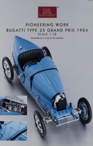 CMC: Two limited CMC dealer display promotional posters. Bugatti Type 35 GRAND PRIX 1924 & Maserati 250F, 1957 posters