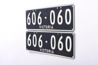 Six-digit Victorian Custom Numerical plates '606-060', sold with rights to display. [Updated Photos] - 7