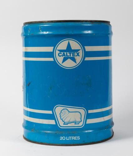 GOLDEN FLEECE: A 20 litre transitional Caltex/Golden Fleece drum