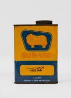 GOLDEN FLEECE: A Golden Fleece 1 Quart 'Duo Grade 20/30 M.S.' tin - 2