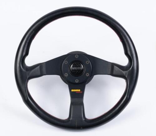 MOMO: A leather bound Momo corse 'Typ D35 - KBA 70116' steering