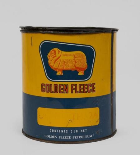 GOLDEN FLEECE: A Golden Fleece petroleum 5 LB tin
