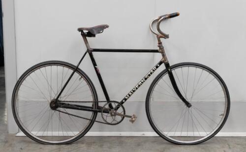 MALVERN STAR: A c1920s Malvern Star '2 Star' bicycle 28 inch, with leather 'Flying Kangaroo' seat and wooden hand grips.
