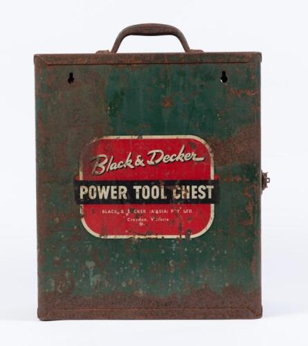 BLACK & DECKER: A vintage Black & Decker power tool chest