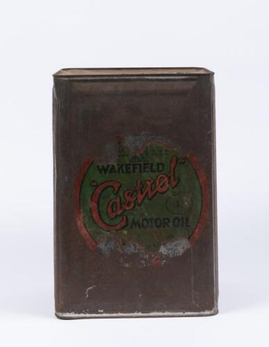 CASTROL: A scarce Australian four gallon paper label Wakefield Castrol 'XL' Motor Oil tin