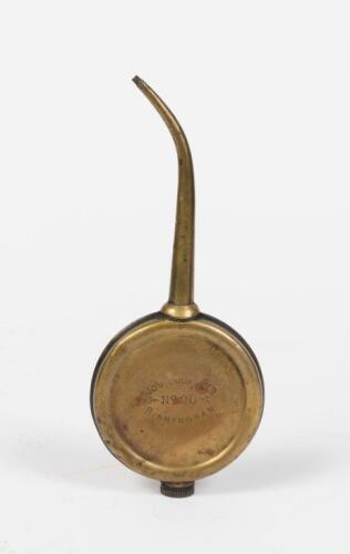 OILER: A early small brass handy oiler 'No20' by Jos Lucas Ltd Birmingham