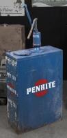 PENRITE: A highboy oil pump in painted 'Penrite HPR 50' livery with hand pump affixed - 2