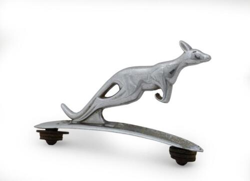 HOLDEN: A chrome plated Kangaroo bonnet mascot suited to Holden FJ & FX