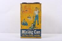 GOLDEN FLEECE: A Golden Fleece H.C. Sleigh&nbsp;two stroke mixture mixing can, complete with pourer and measuring tube