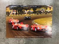 AUSTRALIAN MOTORING: A collection of posters mainly relating to classic cars and historic racing including a the 1958 AGP; Ferrari 250 GT SWB at Christie's in 1990 - 3