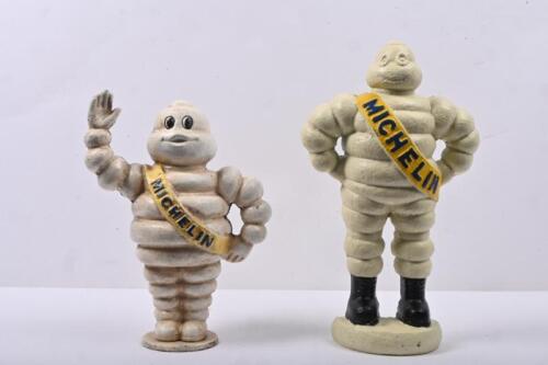 MICHELIN: Two modern cast reproduction Michelin bibendums, including a money box