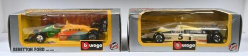 FORMULA 1: Two Bburago 1:24 scale Formula 1 models. Benetton Ford (cod.6102) & Williams FW 08C Turbo (cod.6105)