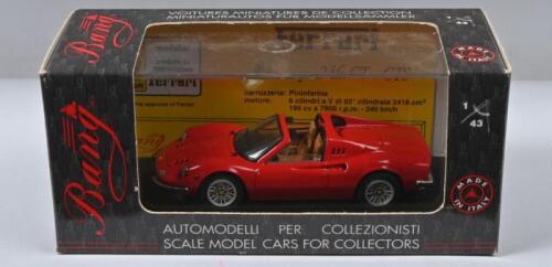 DINO: A Bang model FERRARI DINO 246 GTS (7133) in red