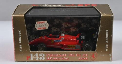 126 C4: A Brumm 1:43 scale Ferrari 126 C4 F1 HP650-850 1984 (r143)
