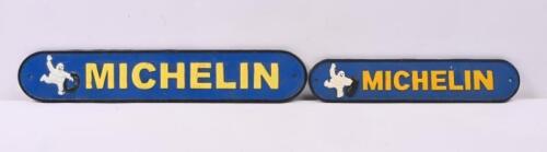 MICHELIN: Two reproduction modern cast Michelin signs