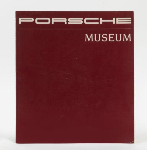 PORSCHE MUSEUM: A 1990's 'PORSCHE MUSEUM' softcover museum guide