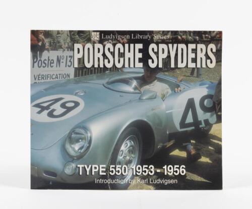 SPYDERS: 'PORSCHE SPYDERS - Type 550 1953-1956' softcover book by Karl Ludvigsen